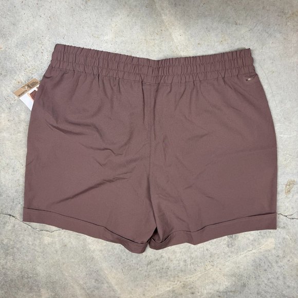 NWT Mondetta Womens Active Walking Shorts Activewear Purple Size 2XL $40 LLL10 - Picture 2 of 2
